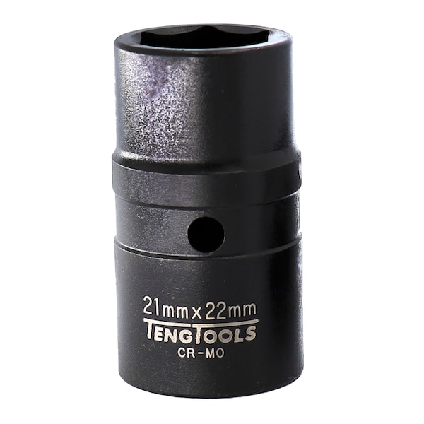 21/22MM 1/2 Inch Drive 6 Point Metric Double Ended Chrome Molybdenum Wheel Nut Impact Socket